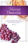 Maundy Thursday Bulletin: As I Have (Package of 100): John 13:34 (Kjv) - Broadman Church Supplies Staff - 9798384526773