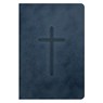 NLT Premium Value Compact Bible, Filament Enabled (LeatherLike, Navy Cross) - New Living Translation - 9798400509827