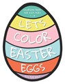 Let's Color Easter Eggs Coloring Book for Kids ages 1 - 4 - Kb 10 - 9798422000654