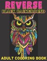 Reverse black background adult coloring book - Anita Anam - 9798507951284