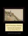Girl Carrying a Basket - GEORGE,  Kathleen ; Collectibles, Cross Stitch - 9798589806212
