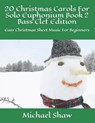 20 Christmas Carols For Solo Euphonium Book 2 Bass Clef Edition - Michael Shaw - 9798644239061