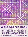 Word Search Book For Adults - Mark English - 9798675960606