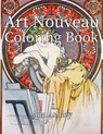 Art Nouveau Coloring Book: 30 Coloring Pages for Adults of Alphonse Mucha Illustrations - Ada Ashley - 9798688733501