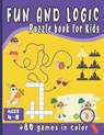 Fun and Logic Puzzle Book for kids: Brain game books for kids ages 4-8 - More 80 games in color- Mazes, word search, spot the difference, dot to dot, - Actus Deouf - 9798711077466