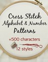 Cross Stitch Alphabet & Number Patterns - Artsy Betsy - 9798711573975