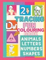 Tracing Fun: A Letters, Numbers, Shapes, and Colors Activity Book - Krishna Meenakshi - 9798857948996