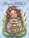 Fairy and Fantasy 5 Grayscale Coloring Book - Christine Karron - 9798865360339