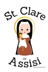 St. Clare of Assisi - Children's Christian Book - Lives of the Saints - Abigail Gartland - 9798869241849