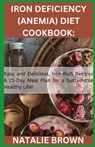 Iron Deficiency (Anemia) Diet Cookbook: Easy and Delicious, Iron-Rich Recipes & 21-Day Meal Plan for a Sustainable Healthy Life! - Natalie Brown - 9798873768660