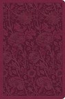ESV Value Compact Bible (Trutone, Raspberry, Floral Design) -  - 9798874902803