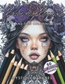 Enchanting Elegance Mystique Darkness Adult and Teen Coloring Book: 50 Elegant Images of Mystical Gothic Women with Flowers, Snakes, Skulls and More! - C. R. Gibson - 9798879760026