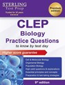 CLEP Biology Practice Questions - Sterling Test Prep - 9798885571395