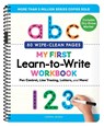 My First Learn-To-Write Workbook (Wipe Clean Edition): Pen Control, Line Tracing, Letters, and More! - Crystal Radke - 9798886089127