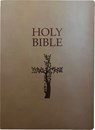 KJV Holy Bible, Cross Design, Large Print, Coffee Ultrasoft: (Red Letter, Brown, 1611 Version) - Whitaker House - 9798887692098