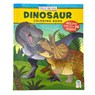 Totally Awesome Dinosaur Coloring Book with Stickers - Diego Vaisberg - 9798890191908
