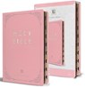 KJV Holy Bible, Giant Print Thinline Large Format, Pink Premium Imitation Leather with Ribbon Marker, Red Letter, and Thumb Index - Origin - 9798890980526