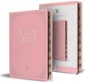 KJV Holy Bible, Large Print Handy Size Format, Pink Premium Imitation Leather with Ribbon Marker, Red Letter, Thumb Index - King James Version - 9798890985552