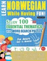 LEARN NORWEGIAN WHILE HAVING FUN! - FOR ADULTS - Linguas Classics - 9798896707868