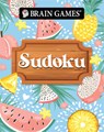 Brain Games - Take-Along - Sudoku Summer-Themed Fruit Design Portable Variety Puzzle Book - Publications International Ltd - 9798897460632