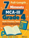 7 Full-Length Minnesota MCA-III Grade 4 Math Practice Tests - Reza Nazari - 9798903500499