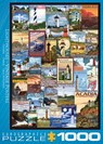 Lighthouses Vintage Posters (1000) - Jumbo - 0628136607797