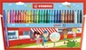 power, viltstift, tot 8 weken zonder dop, etui met 30 kleuren - STABILO - 3168070280306