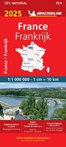 MICHELIN WEGENKAART 721 FRANKRIJK 2025 -  - 9782067264878