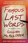 Famous Last Words - Gillian McAllister - 9780063338432