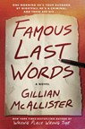 Famous Last Words - Gillian McAllister - 9780063385405