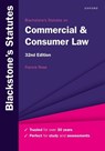 Blackstone's Statutes on Commercial & Consumer Law - Francis (Senior Research Fellow Rose - 9780197920206