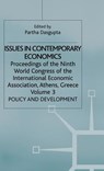 Issues in Contemporary Economics - DASGUPTA,  Partha - 9780333524794