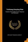 Taishang Ganying Pian - OPEN COURT PUBLISHIN - 9780342115396