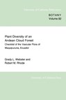 Plant Diversity of an Andean Cloud Forest - Grady L. Webster ; Robert Rhode - 9780520098305
