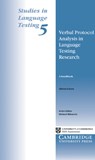 Verbal Protocol Analysis in Language Testing Research - Alison Green - 9780521586351