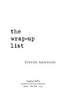 The Wrap-Up List - Steven Arntson - 9780547824116