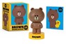 LINE FRIENDS MINI BROWN BOBBLE - Line Friends Inc - 9780762478859