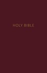 NKJV, Pew Bible, Hardcover, Burgundy, Red Letter, Comfort Print - Thomas Nelson - 9780785215936