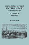 The People of the Scottish Burghs - David Dobson - 9780806357324