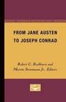 From Jane Austen to Joseph Conrad - Robert C. Rathburn ; Martin Steinmann Jr. - 9780816604494