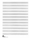 Musipack 3 Ring Filler No. 1 - 12-Stave Manuscript Paper Passantino Music Staff Paper 96 Pages - Hal Leonard Corp - 9780825690518