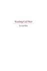 Reading Gail Sher - Gail Sher - 9780985884390