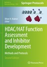 HDAC/HAT Function Assessment and Inhibitor Development - Oliver H. Kramer - 9781071627877