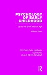 Psychology of Early Childhood - William Stern - 9781138088405