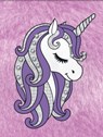 Bejeweled Unicorn Fur Trifold Organiser - Scholastic - 9781338688702