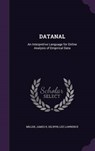 Datanal - MILLER,  James R. - 9781342035028