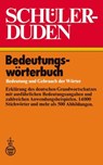Schulerduden Bedeutungswoerterbuch - GREBE,  Paul ; Muller, Wolfgang - 9781468481891