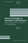 Discrete Groups in Geometry and Analysis - Howe - 9781489966667