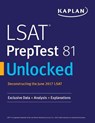LSAT Preptest 81 Unlocked - Kaplan Test Prep - 9781506223414