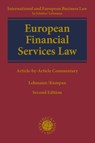 European Financial Services Law - Matthias (University of Vienna Lehmann ; Christoph Kumpan - 9781509993840